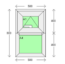 PVC White Top Opening Window